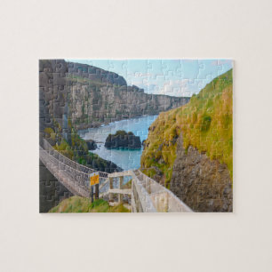 Carrick-A-Rede Touwbrug Ierland Legpuzzel