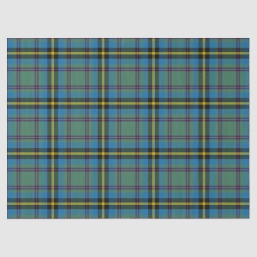 Carrick Hunting Clan Tartan Tissuepapier (Voorkant)