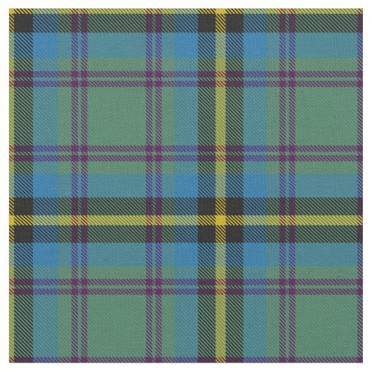 Carrick Hunting Tartan Stof (Close Up)