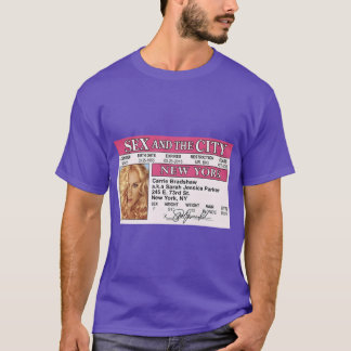 carrie bradshaw satc id vrienden t-shirt