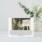 Carrie Catt - feminist Briefkaart (Staand voorkant)