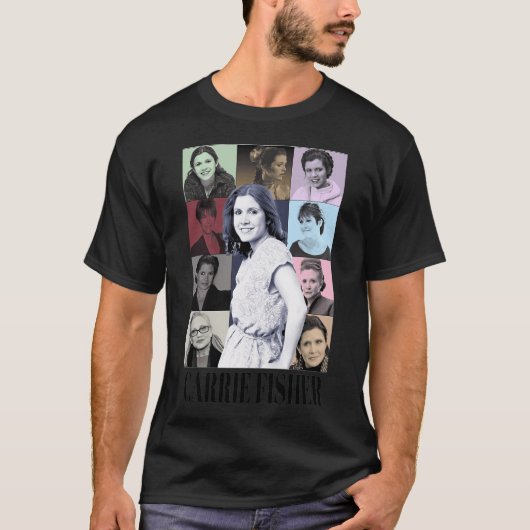 Carrie Fisher Eras Tour T-shirt (Voorkant)