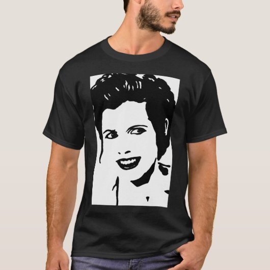 Carrie Fisher T-shirt (Voorkant)