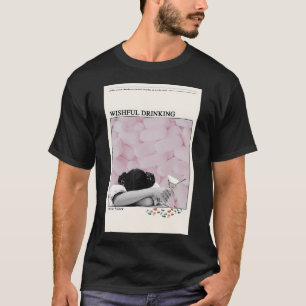 Carrie Fisher Wishful Drinking Poster T-shirt
