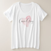 Carrie Grey Plus T-shirt (Design voorkant)