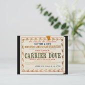 Carrier Dove Clipper Zeilen Briefkaart (Staand voorkant)