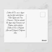 Carrier Dove Clipper Zeilen Briefkaart (Achterkant)