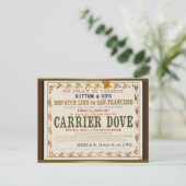 Carrier Dove Clipper Zeilen Briefkaart (Staand voorkant)
