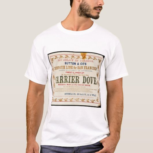 Carrier Dove Clipper Zeilen T-shirt (Voorkant)