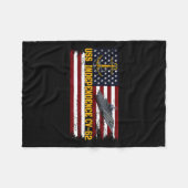Carrier USS Independence CV-62 Veteranen Dag Vader Fleece Deken (Voorkant (Horizontaal))