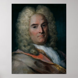 Carriera - een herenman in een grijze cape poster