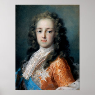 Carriera - Louis XV van Frankrijk als Dauphin 1720 Poster