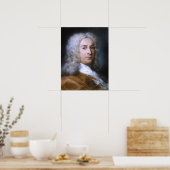 Carriera - portret van een herenman poster (Keuken)