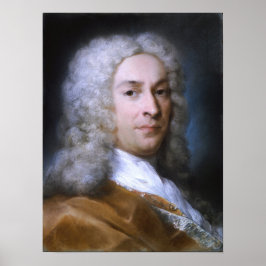 Carriera - portret van een herenman poster