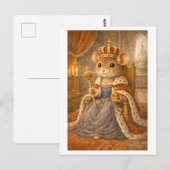 Carrière Muis als Koningin Briefkaart (Voorkant / Achterkant)