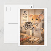 Carrière Muis als Optometrist Briefkaart (Voorkant / Achterkant)
