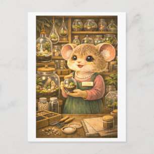Carrière Muis bij Terrarium Winkel Briefkaart