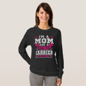 Carriers mam Postal Postal Worker Postman Moth T-shirt (Voorkant volledig)