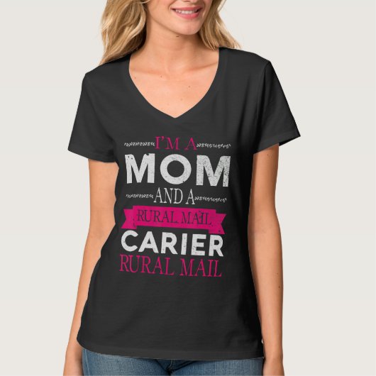 Carriers mam Postal Postal Worker Postman Moth T-shirt (Voorkant)