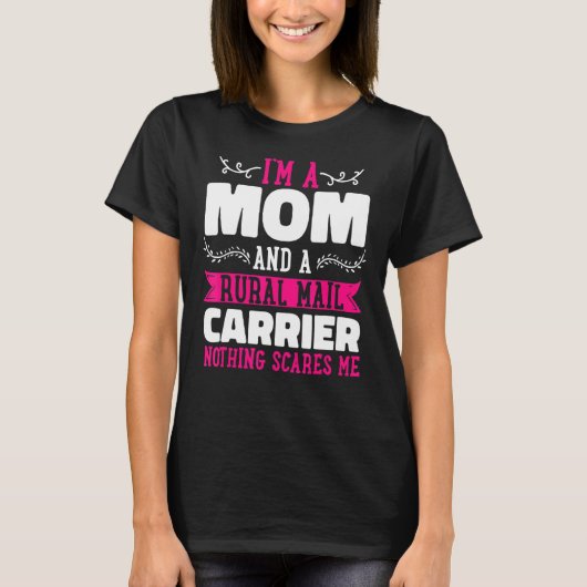 Carriers mam Postal Postal Worker Postman Moth T-shirt (Voorkant)