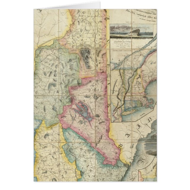 Carrigain Map of New Hampshire (Voorkant)