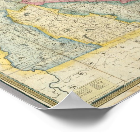 Carrigain Map of New Hampshire Poster (Hoek)