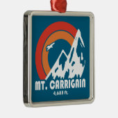 Carrigain New Hampshire Sun Eagle Metalen Ornament (Rechts)