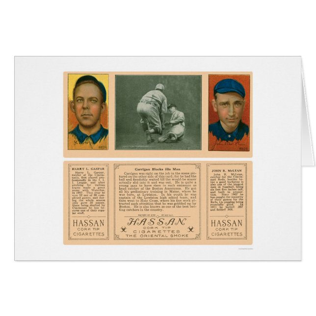 Carrigan Blocks Red Sox Baseball 1912 (Voorkant Horizontaal)