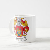 Carrillo Family Crest Koffiemok (Voorkant links)