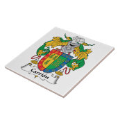 Carrion Family Crest Tegeltje (Zijkant)