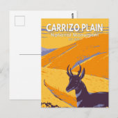 Carrizo Plain National Monument California  Briefkaart (Voorkant / Achterkant)