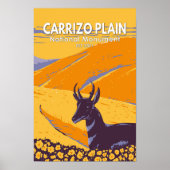 Carrizo Plain National Monument California  Poster (Voorkant)