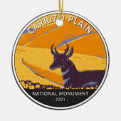 Carrizo Plain National Monument  Cirument Keramisch Ornament (Voorkant)