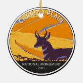 Carrizo Plain National Monument Cirument Keramisch Ornament (Achterkant)