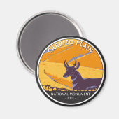 Carrizo Plain National Monument  Cirument Magneet (Voorkant / Achterkant)