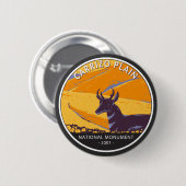 Carrizo Plain National Monument  Cirument Ronde Button 5,7 Cm (Voorkant /achterkant)
