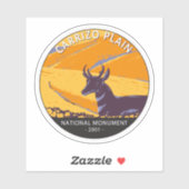 Carrizo Plain National Monument Cirument Sticker (Vel)