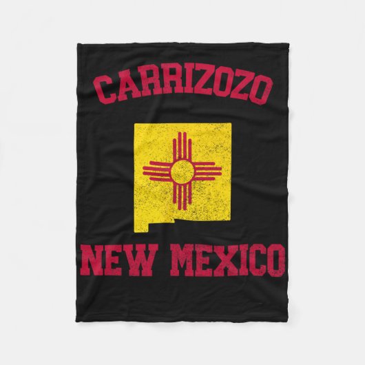 Carrizozo New Mexico  Fleece Deken (Voorkant)