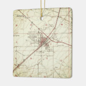 Carrizozo NM Topo Map Keramisch Ornament (Links)