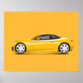 Carro Amarelo Poster (Voorkant)
