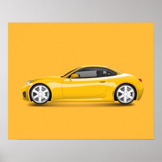 Carro Amarelo Poster (Voorkant)