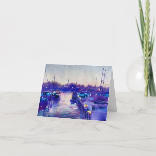 Carrol Creek zonsondergang: Notecard Kaart (Voorkant)