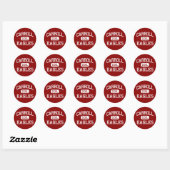Carroll - Adelaars - Middelbare school - Ozark Ala Ronde Sticker (Vel)