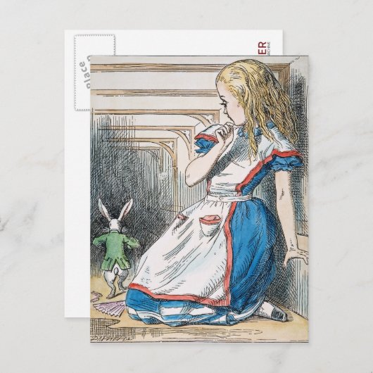 Carroll: Alice, 1865 Briefkaart (Voorkant / Achterkant)