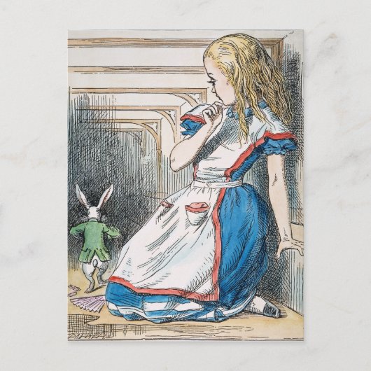 Carroll: Alice, 1865 Briefkaart (Voorkant)