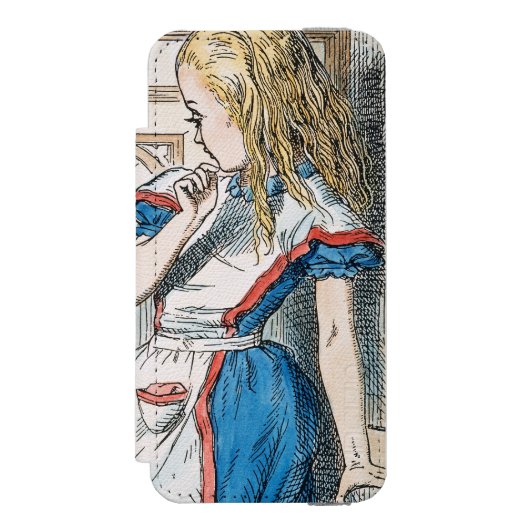 Carroll: Alice, 1865 Incipio iPhone Portemonnee Hoesje (Voorkant Agenda)