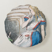 Carroll: Alice, 1865 Rond Kussen (Achterkant)