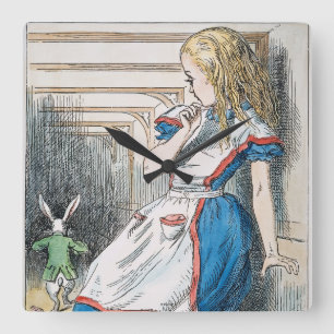 Carroll: Alice, 1865 Vierkante Klok