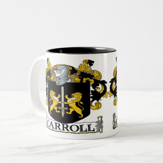 Carroll Coat of Arms Mok (Voorkant links)