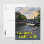 Carroll Creek Frederick Maryland #1 Briefkaart (Voorkant / Achterkant)